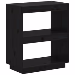 VidaXL 810863, Black, Wood, Wood, Pinewood, 600 mm, 350 mm