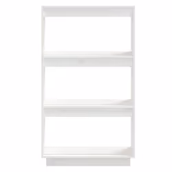 vidaXL Solid Pinewood Book Cabinet/Room Divider Multi Colours Multi Sizes - white, 60 x 35 x 103 cm - Additional view 5