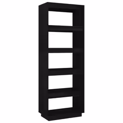 VidaXL 810878, Black, Wood, Wood, Pinewood, 600 mm, 350 mm