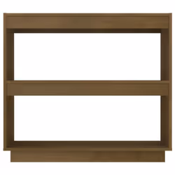 vidaXL Solid Pinewood Book Cabinet/Room Divider Multi Colours Multi Sizes - honey brown, 80 x 35 x 71 cm - Additional view 5
