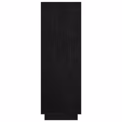 vidaXL Solid Pinewood Book Cabinet/Room Divider Multi Colours Multi Sizes - black, 80 x 35 x 103 cm - Additional view 6
