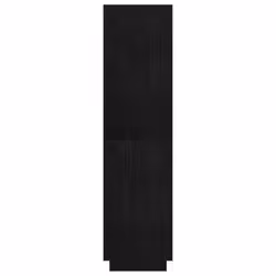 vidaXL Solid Pinewood Book Cabinet/Room Divider Multi Colours Multi Sizes - black, 80 x 35 x 135 cm - Additional view 6
