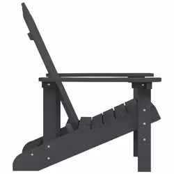 VidaXL 318638 outdoor chair Terrace Padded seat High-Density Polyethylene (HDPE), Steel Anthracite - Additional view 4