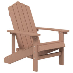 VidaXL 318639 outdoor chair Terrace Padded seat High-Density Polyethylene (HDPE), Steel Brown