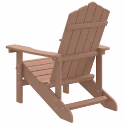 VidaXL 318639 outdoor chair Terrace Padded seat High-Density Polyethylene (HDPE), Steel Brown - Additional view 5