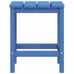 vidaXL Garden Adirondack Table HDPE Patio Outdoor Furniture Multi Colours - aqua blue - Additional view 4