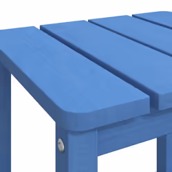 vidaXL Garden Adirondack Table HDPE Patio Outdoor Furniture Multi Colours - aqua blue - Additional view 5