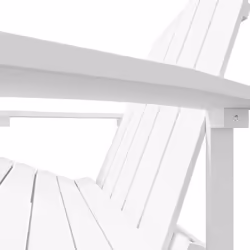 VidaXL 318645 outdoor chair Terrace Padded seat High-Density Polyethylene (HDPE), Steel White - Additional view 6