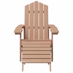 VidaXL 318647 outdoor chair Terrace Padded seat High-Density Polyethylene (HDPE), Steel Brown - Additional view 3