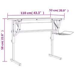 VidaXL 340929 desk - Additional view 7