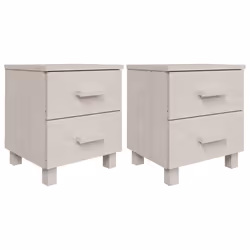 VidaXL 340409, White, MDF, Pinewood, HAMAR, 400 mm, 350 mm, 445 mm