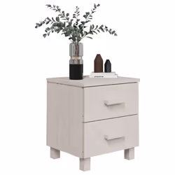 VidaXL 340409 nightstand/bedside table White - Additional view 7