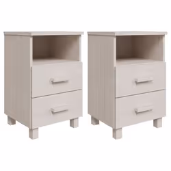 VidaXL 340417, White, MDF, Pinewood, HAMAR, 400 mm, 350 mm, 620 mm
