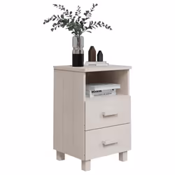 VidaXL 340417 nightstand/bedside table White - Additional view 7