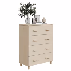 vidaXL Sideboard Wooden Storage Side Cabinet Cupboard HAMAR Solid Wood Pine - honey brown - Additional view 4