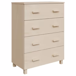 vidaXL Sideboard Wooden Storage Side Cabinet Cupboard HAMAR Solid Wood Pine - honey brown - Additional view 8