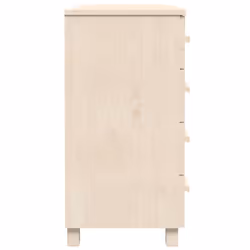 vidaXL Sideboard Solid Wood Pine Storage Side Cabinet Furniture Multi Colours - honey brown - Additional view 8