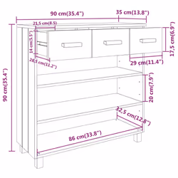 VidaXL 340464 coffee/side/end table - Additional view 8