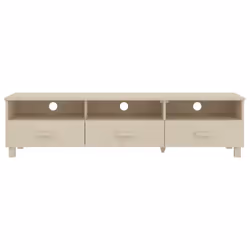 vidaXL TV Cabinet Solid Wood Pine Wooden TV Stand Unit Furniture Multi Colours - honey brown - Additional view 7