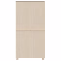 vidaXL Wardrobe HAMAR Honey Brown 89x50x180 cm Solid Wood Pine - Additional view 2