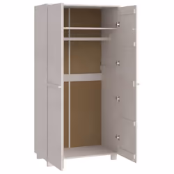 vidaXL Wardrobe HAMAR White 89x50x180 cm Solid Wood Pine - Additional view 3