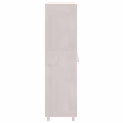 vidaXL Wardrobe HAMAR White 89x50x180 cm Solid Wood Pine - Additional view 4
