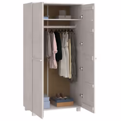 vidaXL Wardrobe HAMAR White 89x50x180 cm Solid Wood Pine - Additional view 5
