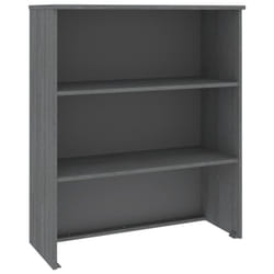 vidaXL Top for Highboard Solid Wood Pine Storage Cabinet Top Multi Colours - dark grey