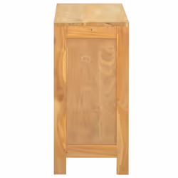 vidaXL Solid Wood Teak Chest of Drawers Wooden Sideboard Storage Side Cabinet