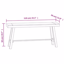 VidaXL 340743 indoor bench - Additional view 6