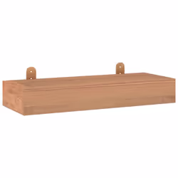 vidaXL Wall Shelves Wooden Picture Ledge Wall Bookshelf Solid Wood Teak 2 pcs - 40 x 15 x 6 cm - Additional view 4