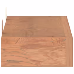 vidaXL Wall Shelves Wooden Picture Ledge Wall Bookshelf Solid Wood Teak 2 pcs - 40 x 15 x 6 cm - Additional view 5