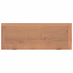 vidaXL Wall Shelves Wooden Picture Ledge Wall Bookshelf Solid Wood Teak 2 pcs - 40 x 15 x 6 cm - Additional view 7