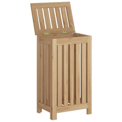 vidaXL Solid Wood Teak Wash Bin Sorter Washing Basket 35x25x60 cm/50x35x60 cm - 35 x 25 x 60 cm