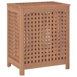 vidaXL Solid Wood Teak Wash Bin Sorter Washing Basket 35x25x60 cm/50x35x60 cm - 50 x 35 x 60 cm