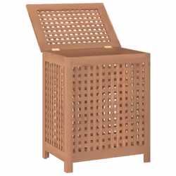 vidaXL Solid Wood Teak Wash Bin Sorter Washing Basket 35x25x60 cm/50x35x60 cm - 50 x 35 x 60 cm