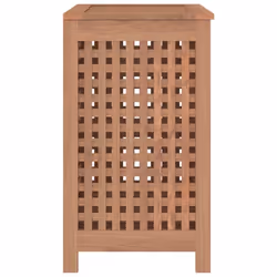 vidaXL Solid Wood Teak Wash Bin Sorter Washing Basket 35x25x60 cm/50x35x60 cm - 50 x 35 x 60 cm - Additional view 4