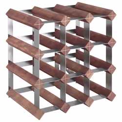VidaXL 340891, Steel, Wood, Brown