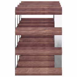 VidaXL 340891 wine rack Steel, Wood Brown - Additional view 5