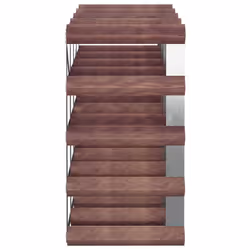 VidaXL 340892 wine rack Steel, Wood Brown - Additional view 5