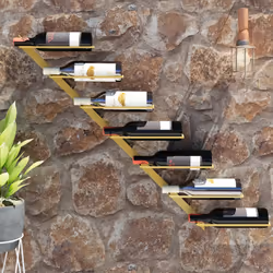 VidaXL 340897 wine rack Metal Gold