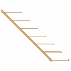 VidaXL 340897 wine rack Metal Gold - Additional view 4
