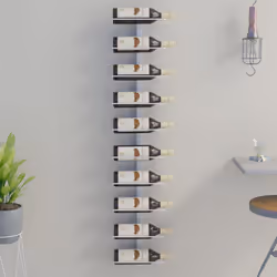 VidaXL 340904 wine rack Metal White