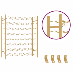 VidaXL 340909 wine rack Metal Gold - Additional view 6