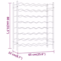 VidaXL 340909 wine rack Metal Gold - Additional view 8
