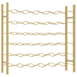 VidaXL 340911 wine rack Metal Gold