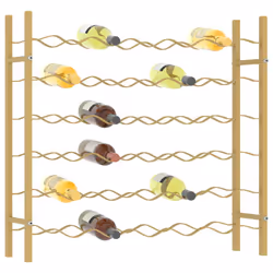 VidaXL 340911 wine rack Metal Gold