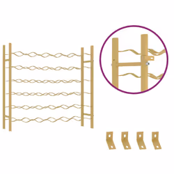 VidaXL 340911 wine rack Metal Gold - Additional view 6