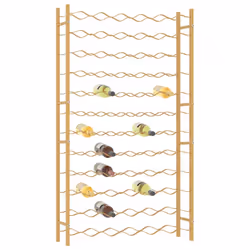 VidaXL 340913 wine rack Metal Gold