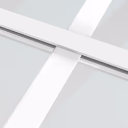 vidaXL Sliding Door Frosted ESG Glass and Aluminium 90x205 cm White Barn Door - Additional view 5